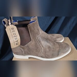 Bed Stu Men's Vasari Casual Chelsea Boot Taupe Round Toe Size 11 New No Box